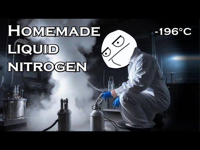 Making Liquid Nitrogen with my Homemade Cryocooler