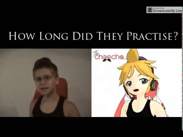 crazy frog! Funny Kids imitate anime game dancers