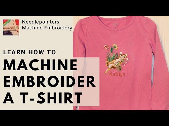 T-Shirt - How to Machine Embroider a T-Shirt