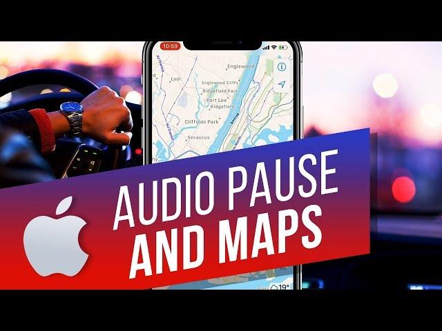 How to Pause Spoken Audio During Map Directions on iPhone