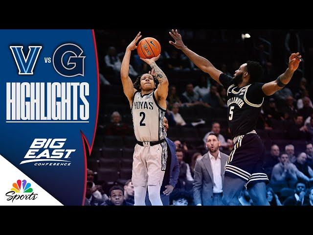 Villanova vs. Georgetown | COLLEGE BASKETBALL HIGHLIGHTS | 3/4/25 | NBC Sports