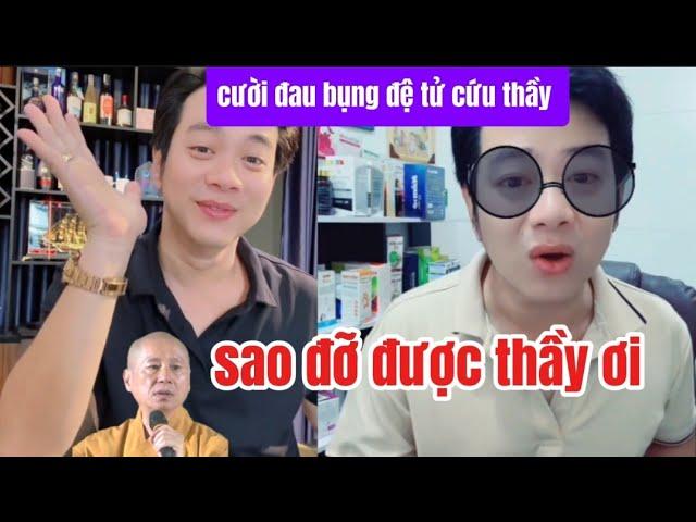 cười với đệ tử ra tay cứu thầy Thích Chân Quang hài vãi chưởng