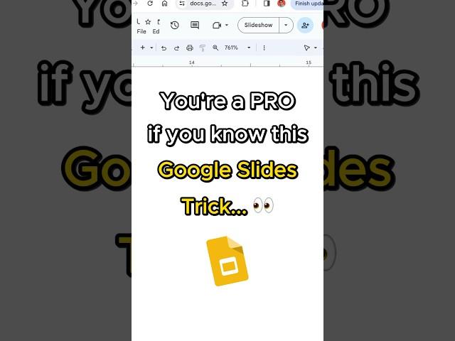 You're a PRO 🫵 if you know this Google Slides Trick #googleslides #presentation #powerpoint