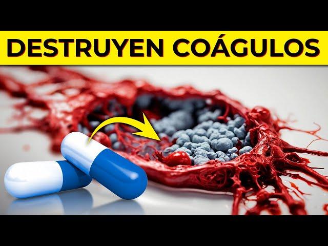 6 Vitaminas que DISUELVEN los COÁGULOS en la Sangre