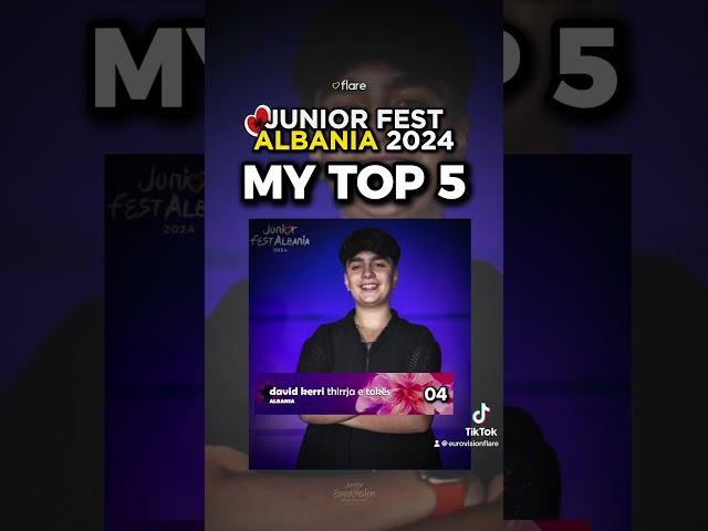 Junior Fest Albania 2024: My TOP 5 ( Junior Eurovision 2024)