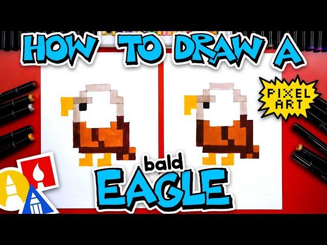 How To Draw A Bald Eagle Pixel Art