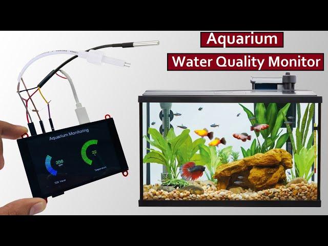 Aquarium Water Quality Monitoring System for Aquatic Life using TDS + Temperature Sensor & ESP32