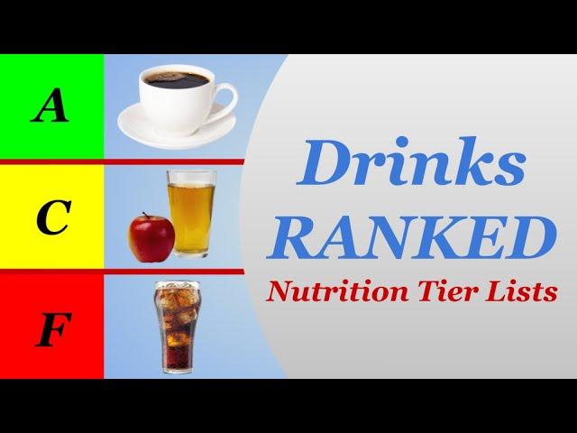 Nutrition Tier Lists: Drinks