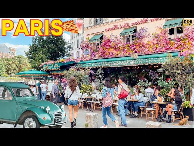 Paris, France  - Paris Summer 2024, Perfect One Day Walk, Paris 4K