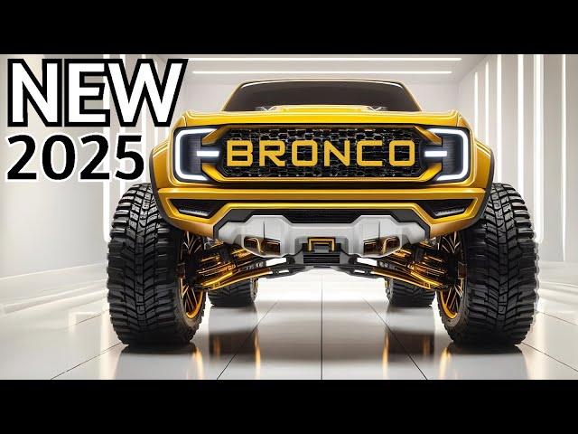 800HP Unleashed: 2025 Ford Bronco Raptor 4x4 Pickup Revealed