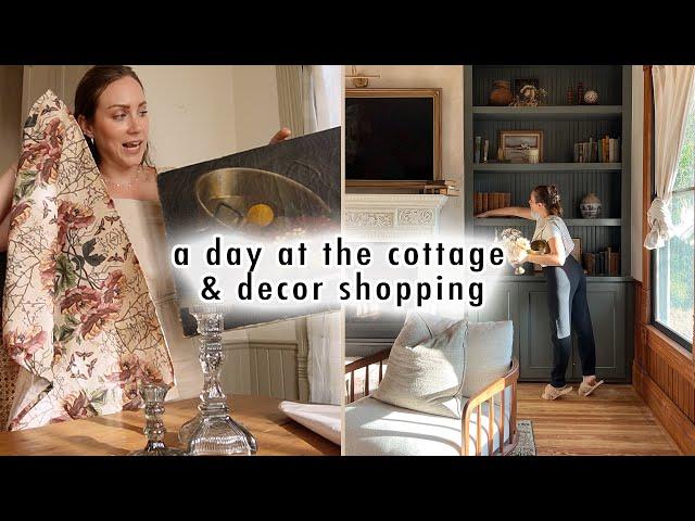 a day at the cottage & shopping for antique decor for a makeover | XO, MaCenna Vlogs