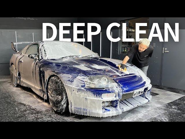 TOYOTA SUPRA  DEEP CLEAN | CAR WASH |  CAR DETAILING | SUPRA | DEEP WASH |