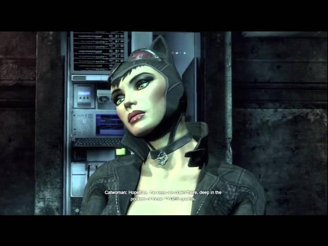 Batman: Arkham City - Catwoman breaks into Hugo Strange's vault, saves Batman