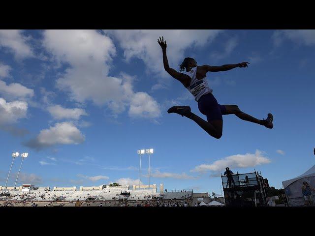 JoVaughn Harrison  8.47 long jump win FULL version  (US Trials 2021)