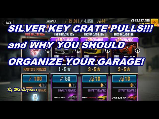 CSR 2 | CSR Racing 2, Pulling Silver Keys! Why you should organize the Garage.