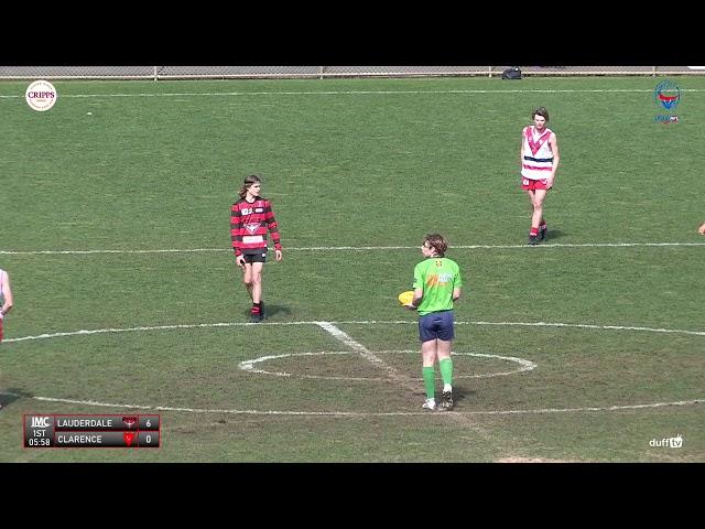 2019 U15 Boys Grand Final |  Lauderdale Bombers v Clarence Roos