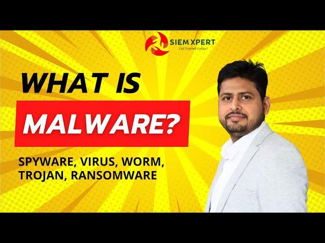 What is Malware? Spyware, Virus, Worm, Trojan, Ransomware