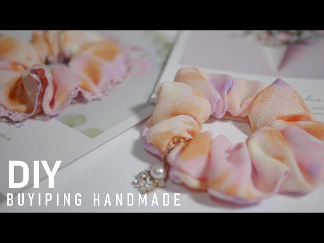 36.DIY髮圈｜大腸圈【布衣品手作】【Buyiping Handmade】