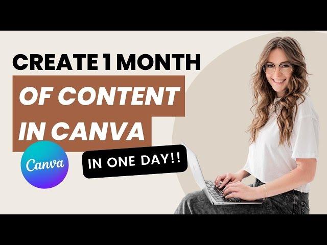 How to Batch Create a Month Worth of Instagram Content in Canva