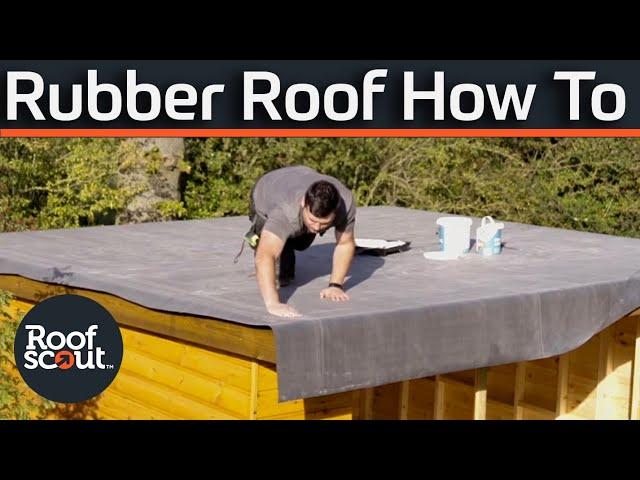 How to install a rubber roof | Is it difficult?