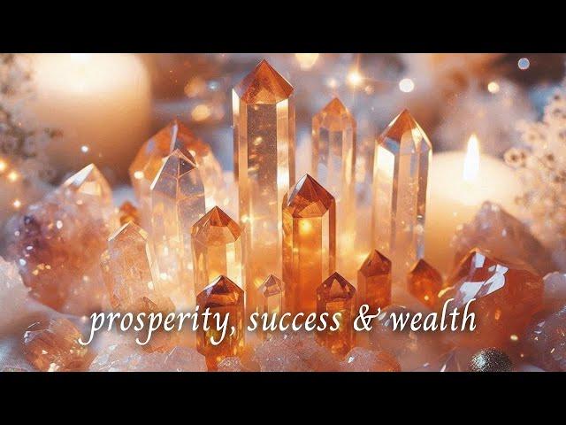 10K Affirmations: Wealth & Success HYPNOSIS Citrine Energy for Prosperity & Abundance!