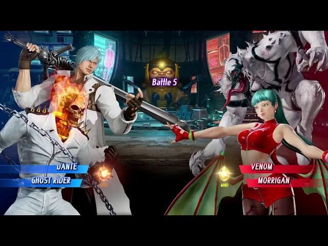 Requested MARVEL VS. CAPCOM: INFINITE: Dante and Ghost Rider Arcade Gameplay