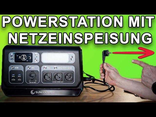 Powerstation mit Netzeinspeisung - Sunbooster POWERSTATION GRID | Erster Eindruck! 