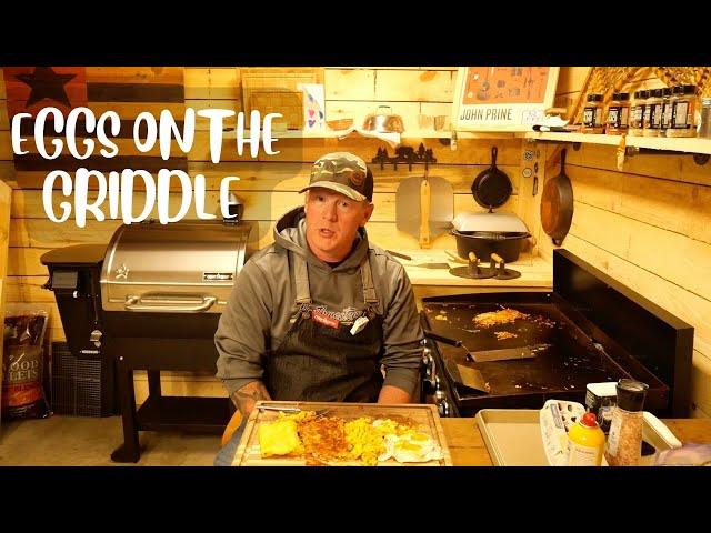 How to make Eggs on the Blackstone griddle!!!!