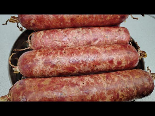 КОЛБАСА РУБЛЕННАЯ ДОМАШНЯЯ..#свинина#говядина#