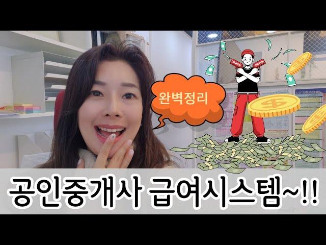 공인중개사 월급[중개보조원]시스템 완벽정리~!