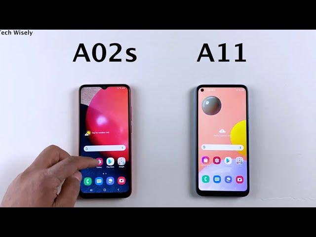 SAMSUNG A02s vs A11 - SPEED TEST