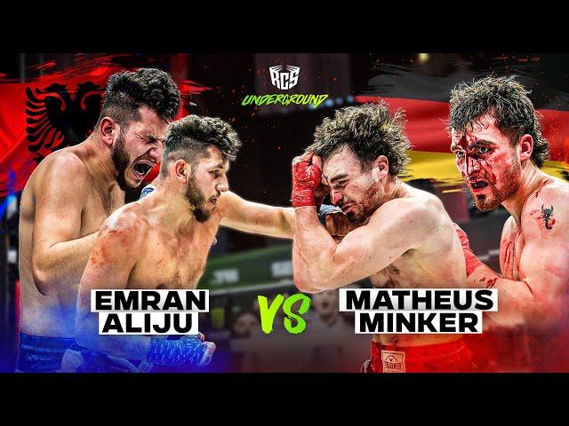 Bareknuckle BLUTBAD! Matheus Minkner vs. Emran Aliju - RCS Underground 1