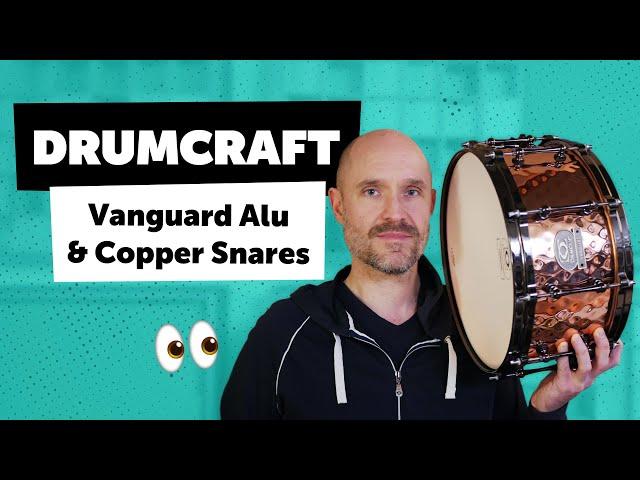 DrumCraft Vanguard | Copper & Alu Snares | Sound Demo