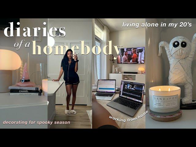 LIVING ALONE DIARIES ️ | in my homebody era + enjoying my rent + apartment updates + wfh + more