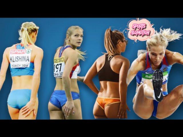 Darya Klishina (Russian)- Long Jump Slow Motion