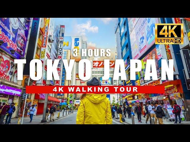 Tokyo, Japan 4K Walking Tour  Walk the Streets of Japan Day & Night | 4K HDR / 60fps