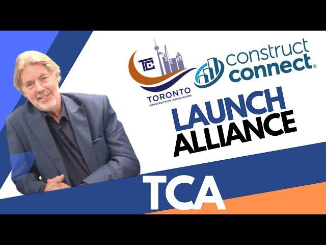 Toronto Construction Association and ConstructConnect Canada launch strategic alliance