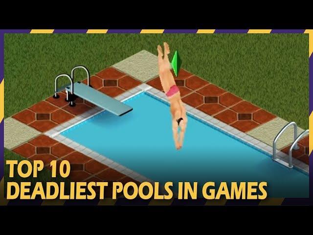 10 NASTIEST AND DEADLIEST POOLS IN GAMES | #ZOOMINGAMES