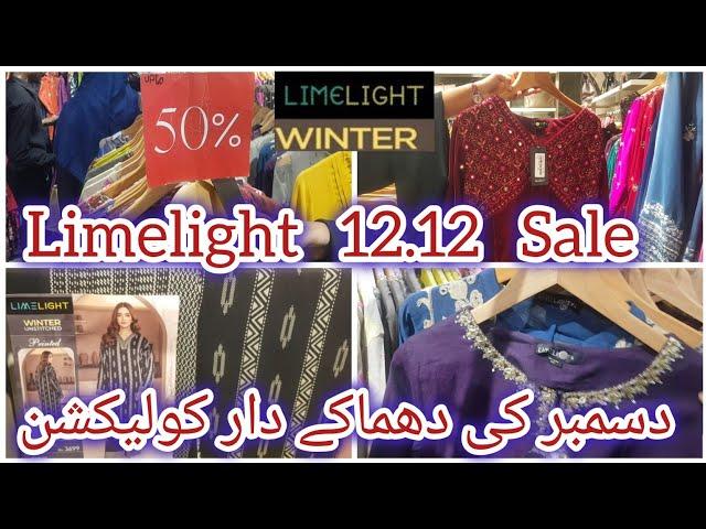 Limelight 12.12 Winter Sale Upto 50% Off || Limelight Stitch and Unstitch Dresses December 2024