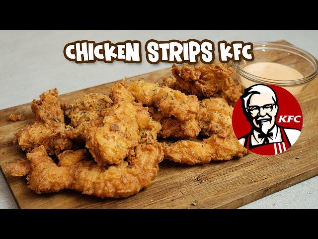 Resep Chicken Strips KFC [ Frozen Food ]