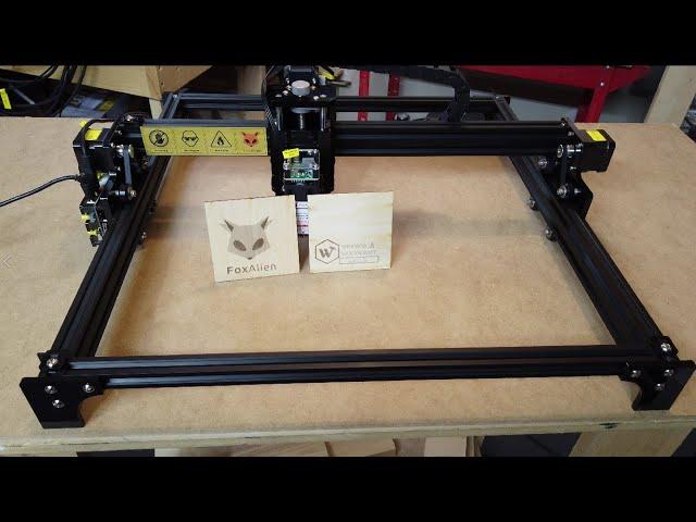 FoxAlien Reizer 20W Laser Engraver Build, Test & Review