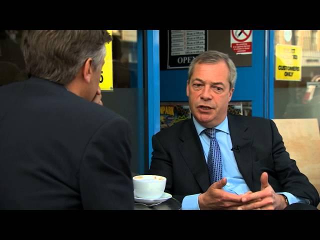 We spend the day on the campaign trail with UKIP's Nigel Farage