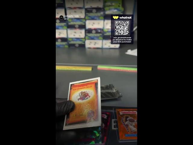 Garbage Pail kids Sapphire breaks