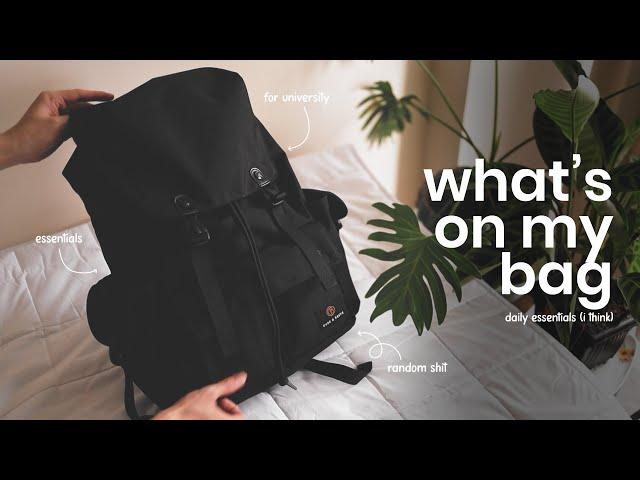 what's in my bag | daily essentials (or i think at least)