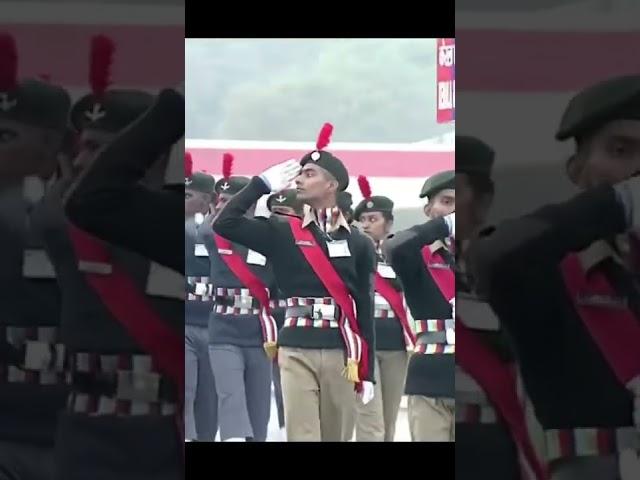 NCC Parade️Full Flat Foot March in Cariappa Delhi #ncc #youtube #youtubeshorts #shorts