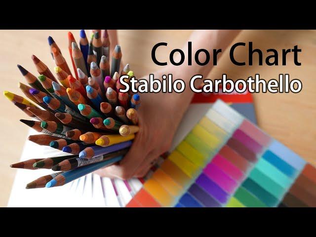 Color Chart - Stabilo Carbothello