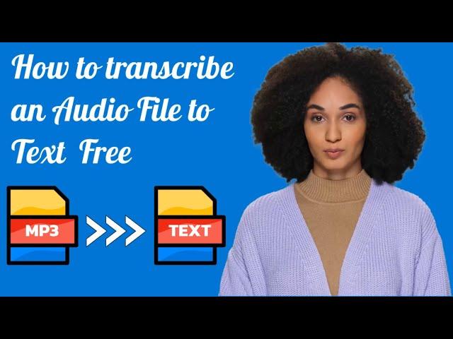 How to transcribe an audio file free with Converter App