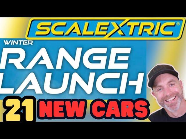 21 new cars, Scalextric 2024 winter range launch.