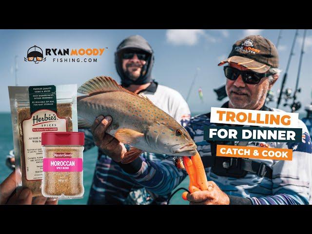 Trolling Action + Spice Battle | Which is the BEST Way to Cook Coral Trout? [CATCH&COOK]