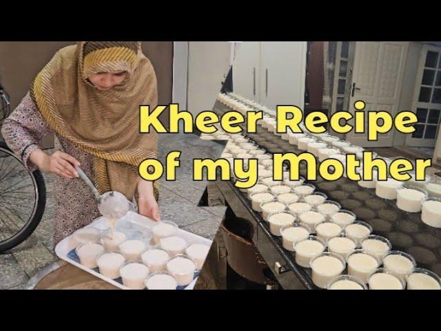 Kheer Recipe of my Mother // Niyaaz for 7th day of imam Hussain ع try this so yummy